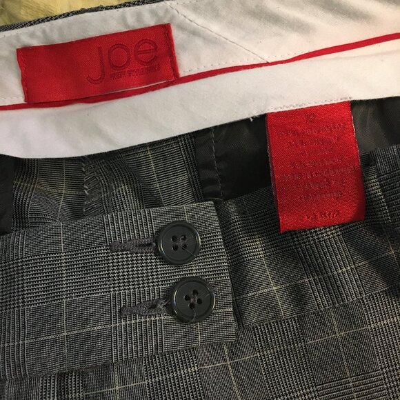 Wide Leg Low-Rise Plaid Dress Pants - Picture 10 of 12